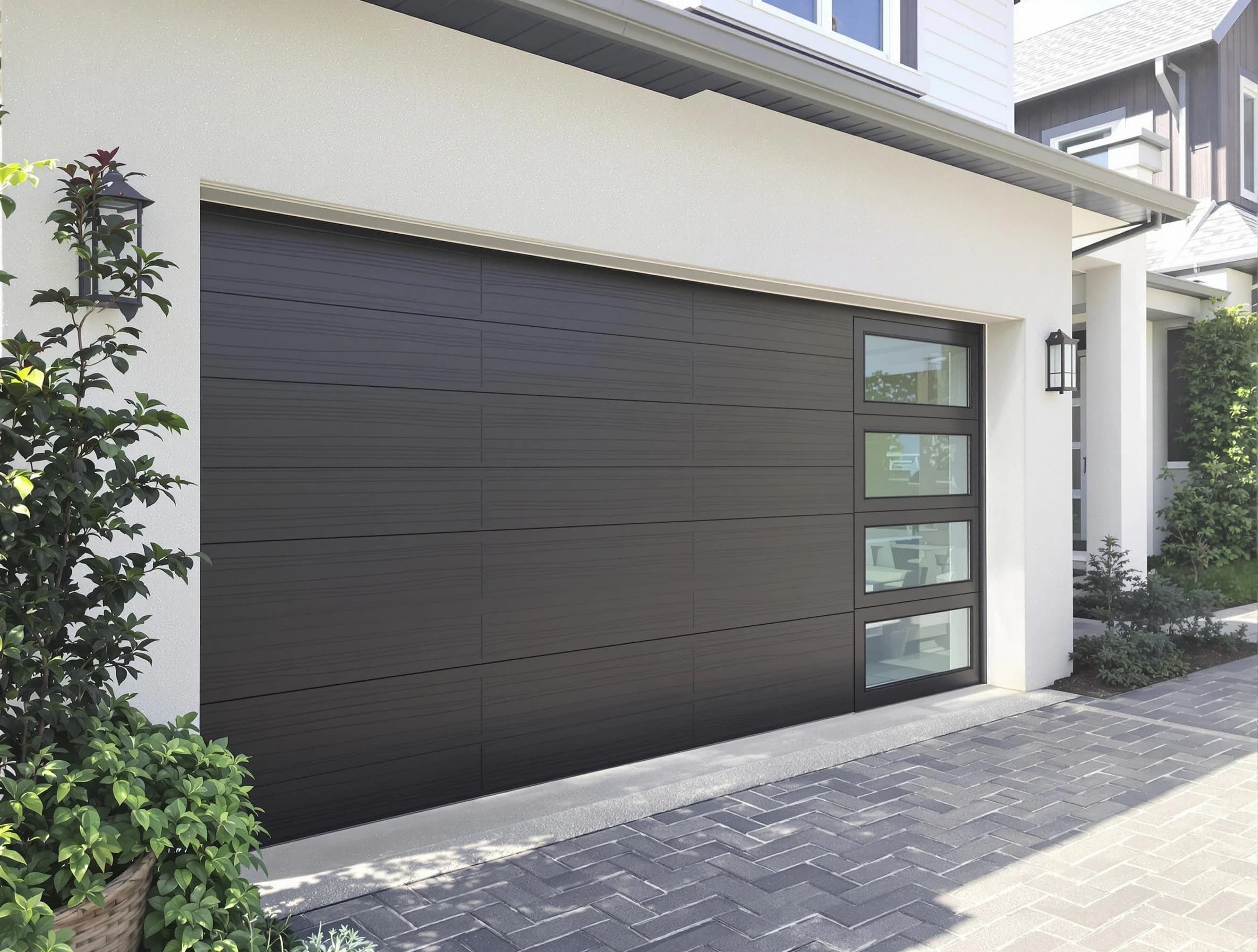 Custom garage door installation by Ambridge Garage Door Repair in Ambridge