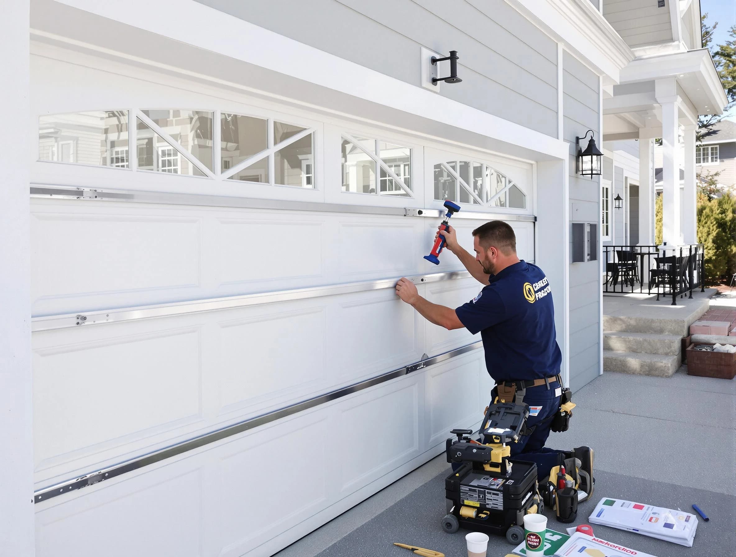 Professional garage door installation by Ambridge Garage Door Repair in Ambridge