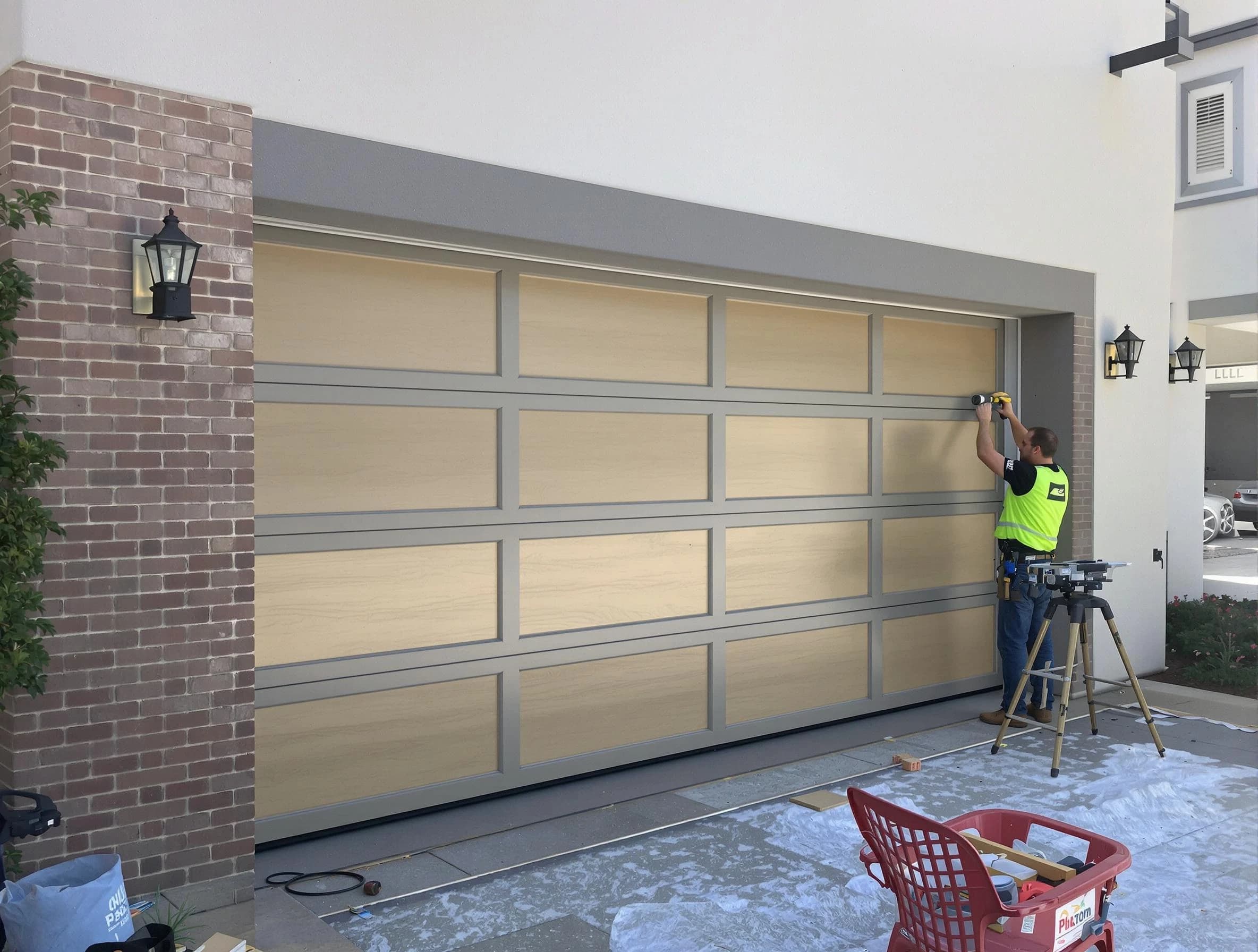 Garage door replacement service by Ambridge Garage Door Repair in Ambridge
