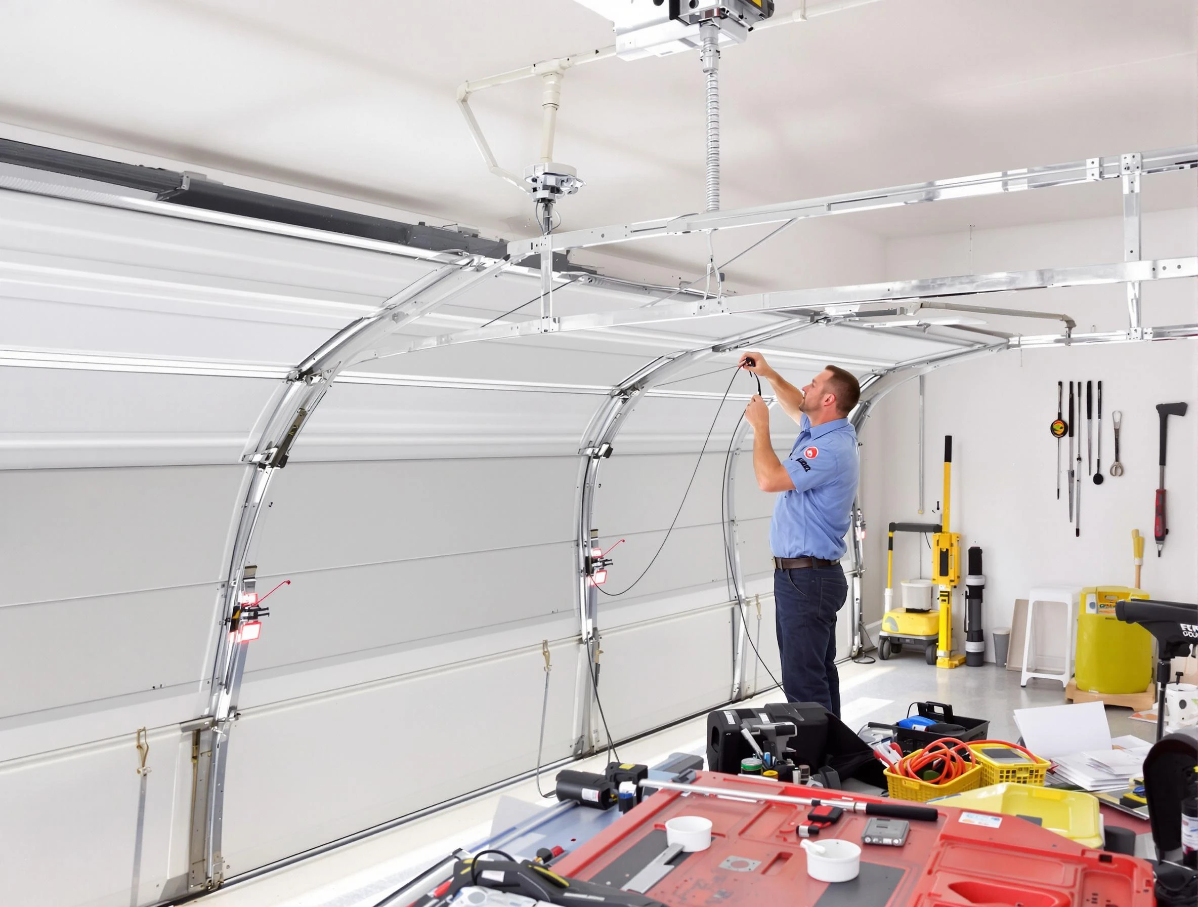 Garage door cable repair service by Ambridge Garage Door Repair in Ambridge
