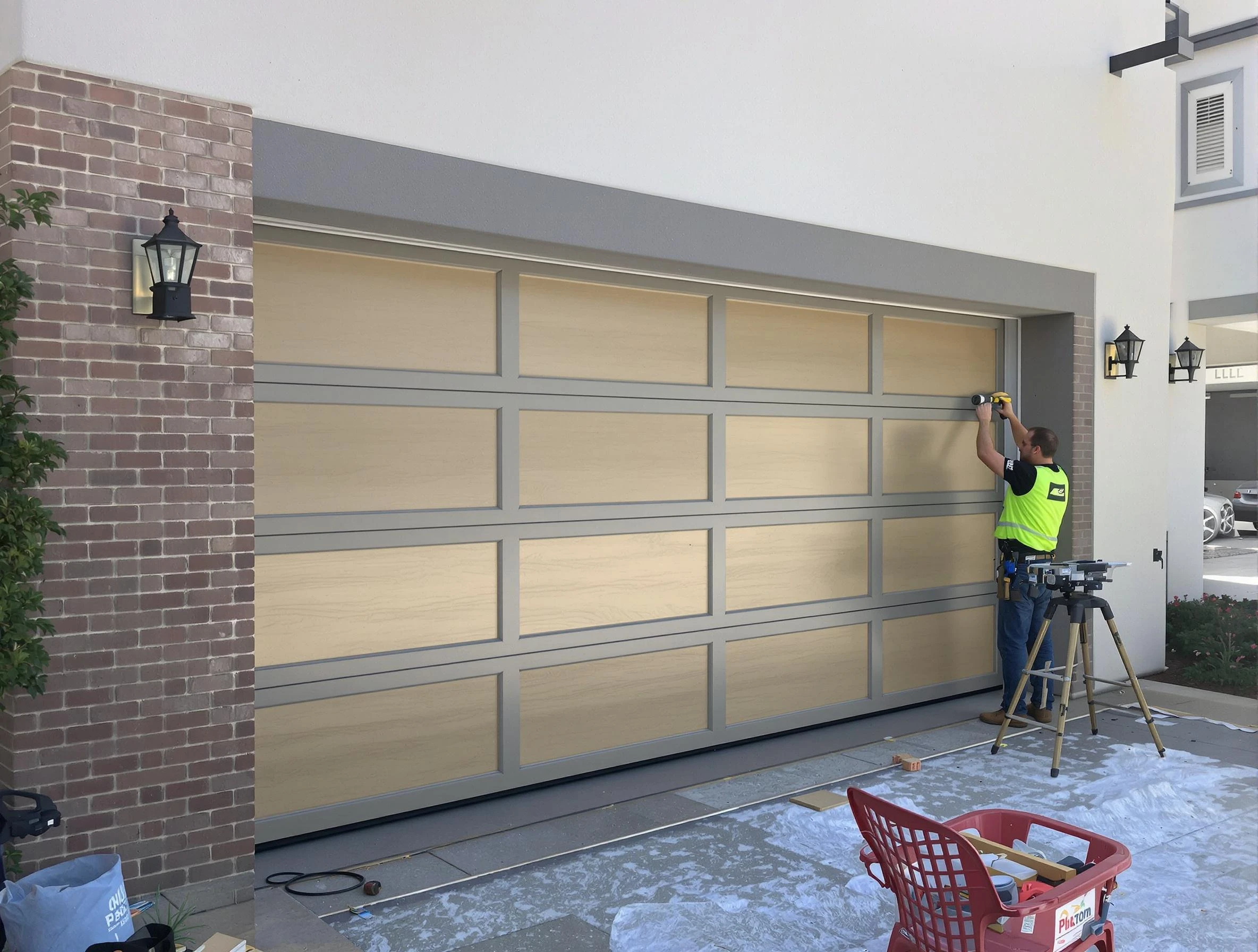 Garage door replacement service by Ambridge Garage Door Repair in Ambridge