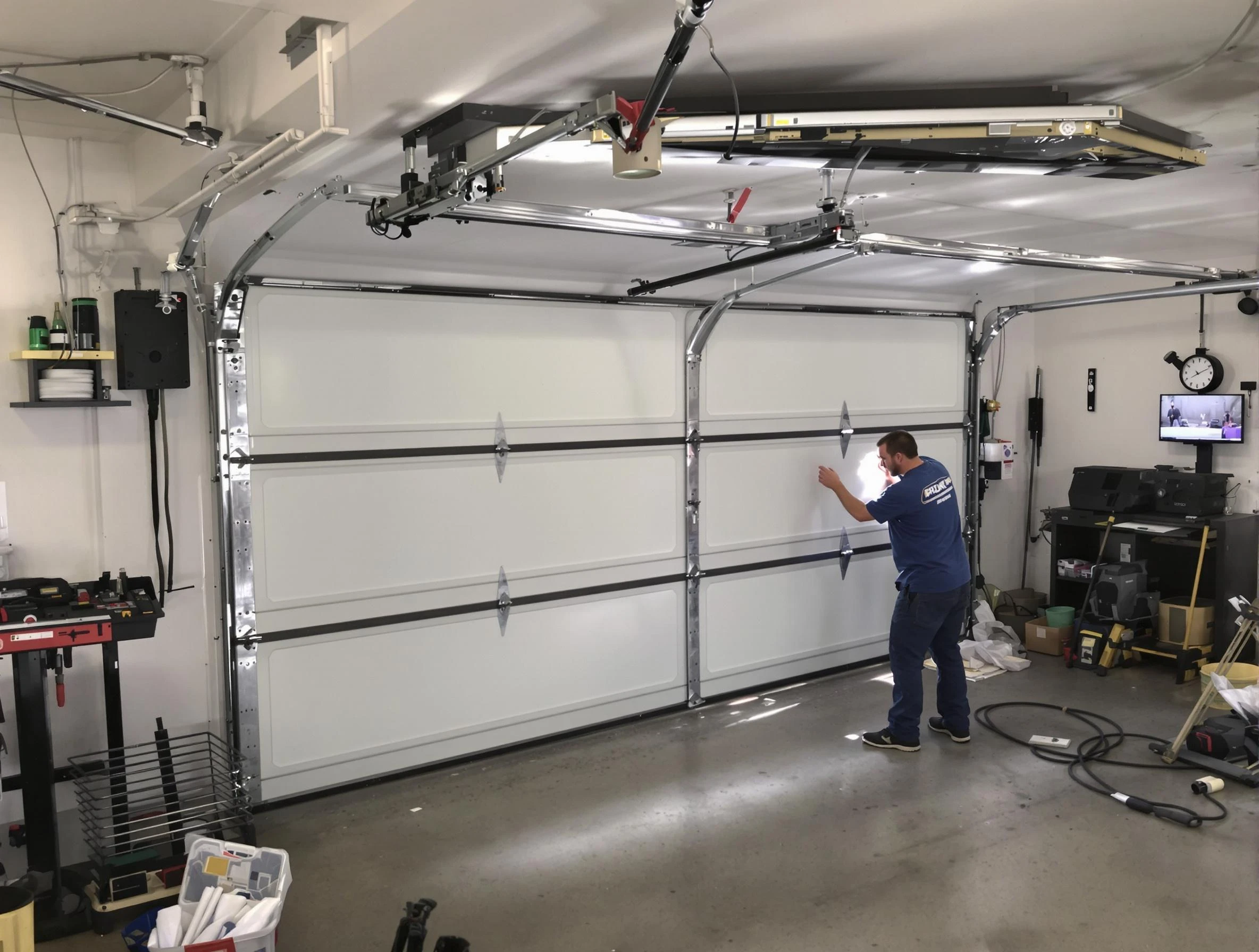 Professional garage door repair service by Ambridge Garage Door Repair in Ambridge