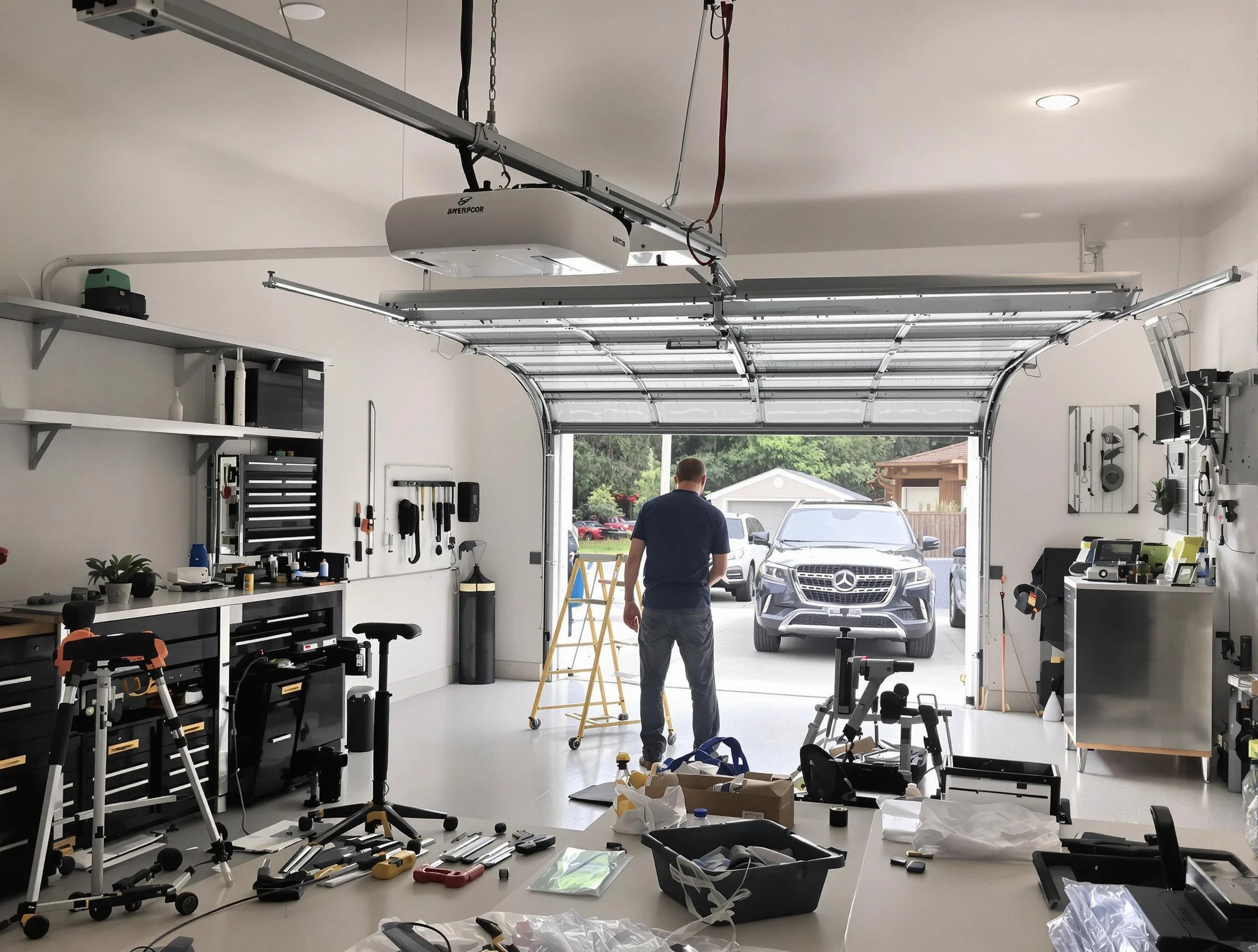 Garage door opener installation by Ambridge Garage Door Repair in Ambridge